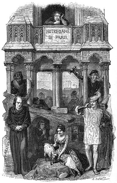 Ilustración de 'Nuestra Señora de París', de Victor Hugo